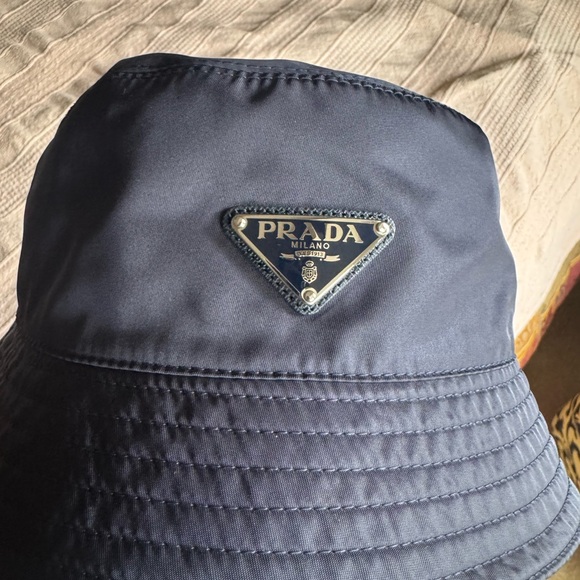 Prada Re-Nylon Black Bucket Hat - Picture 5 of 6